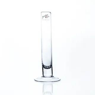 Sandra Rich Vase Glas Blumenvase Reagenzglas Glasvase -Solifleur-rund klar Ø 3 cm H 20 cm