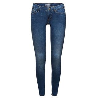 Esprit Skinny-fit-Jeans Recycelt: Skinny Jeans mit niedrigem Bund blau 29/30