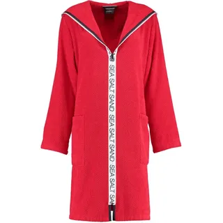 CAWÖ Bademantel mit Kapuze 3101 rot XL