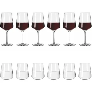 Ritzenhoff & Breker Lichtweiß Julie Rotweinglas und Wasserglas Set 0,5 l 12-tlg.