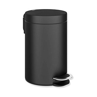 Hewi Abfallbehälter 950.05.30501 d= 170x265x230mm, 3 l, matt schwarz beschichtet