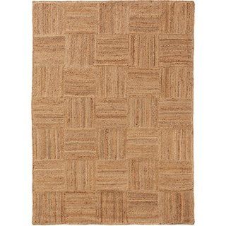 Teppich Jutta, benuta, rechteckig, Höhe: 5 mm, Kunstfaser, Berber, Ethno-Style, Wohnzimmer braun 200 cm x 300 cm x 5 mm