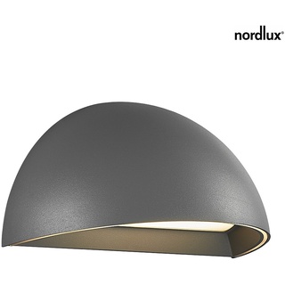 Nordlux LED Wandleuchte ARCUS SMART LED Außenleuchte, 9,5W, 2700K, 440lm, IP54, grau NORD-2019001010
