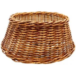 Rattan Christbaum Ständer Hülle 60 cm - 5 Modelle - Weide Weihnachts Baum Rock
