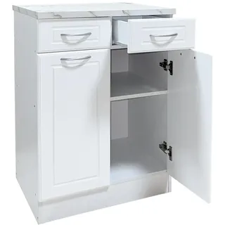 Hti-Living Unterschrank Jenna Country 60 x 50 x 83 cm Weiß