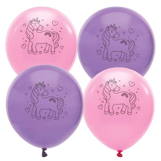 Partyluftballons "Einhorn" (10 Stück ) Partyzubehör