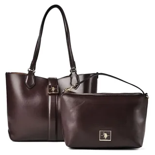 U.S. Polo Assn. Margaret Shopper Tasche 39 cm - Dunkelbraun