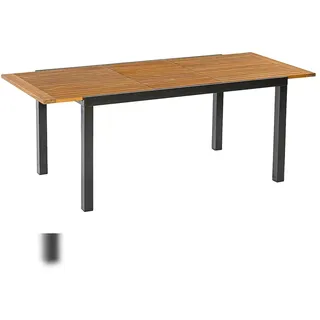 Merxx Ausziehtisch 150 (200) x 90 x 61 cm Graphit/Natur