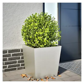vidaXL Pflanzkübel 50 x 50 x 50 cm Edelstahl