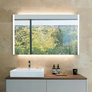 Duravit XSquare 120x80x3,3cm, 64 W, LED, chrom