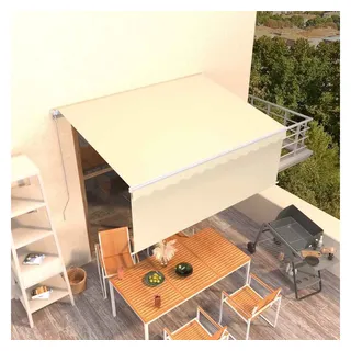 vidaXL Gelenkarmmarkise 350 x 250 cm creme