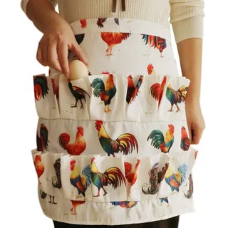 Eiersammelschürze Mit 12 Tiefen Taschen – Ideal Für Hühner-, Enten- Und Gänseeier  Arbeitskleidung Für Die Landwirtschaft