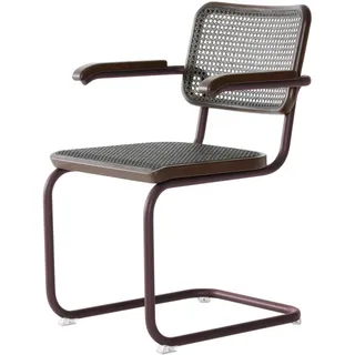 THONET S 64 V Freischwinger Edition Herkner Chestnut