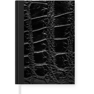 MuchoWow Notizbuch Tiermuster - Krokodile - Leder, Notebook, Notizblock a5, Tagebuch, Journal Liniert bunt