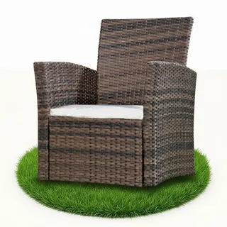 MuCoLa Relaxsessel 62 x 78 x 65 cm braun