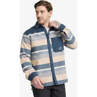 Highland Warm Overshirt Herren Orion Blue/Peyote, Größe:M - Herren > Oberteile > Hemden - Blau
