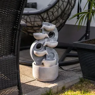 esotec Kaskadenbrunnen Granit-Design