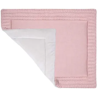 Kindsgut Krabbeldecke Baby Baumwolle Rosa, 90x70 cm