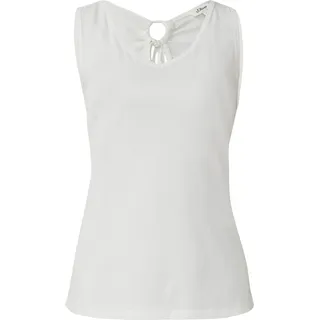 s.Oliver Jersey-Top Weiß 3XL