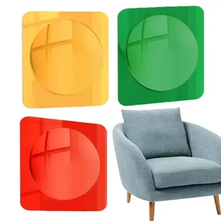 Kinder Sinnes Spiegel | Lustiges 3-Teiliges Interaktives Spielzeug,Acryl Blasen Spiegel Wanddekoration,Für Zuhause, Spielzimmer, Klassenzimmer, Kinderzimmer, Kindergarten, Tagesstätte und Bildung