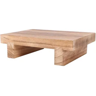 Holzfuß-Tritthocker, Mobilität, Nachttisch, Fußhocker für Hochbetten | Tragbare, breite Einzelstufen-Erhöhung für Küche, Schlafzimmer, Badezimmer