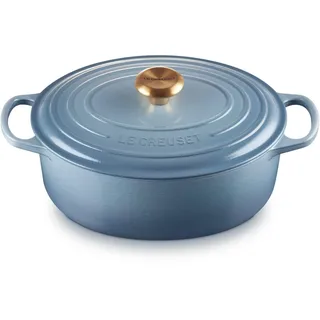 Le Creuset Signature Bräter 29 cm oval chambray