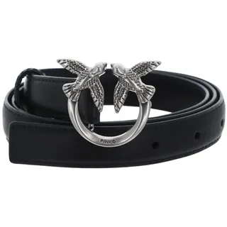 PINKO Damengürtel Leder schwarz 90
