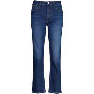 Gant 5-Pocket-Jeans Gant Straight Jeans Cropped blau 28