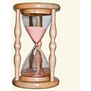 Sanduhr Modell Buche Rustic (Laufzeit 50 min)