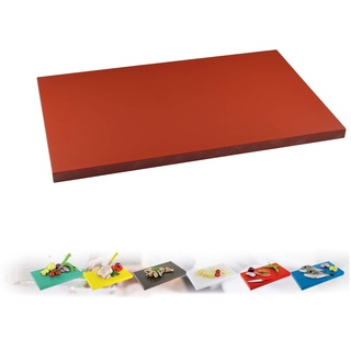 IstaTools Schneidbrett, Gastro Schneidebrett Kunststoff Küchenbrett Schneidebretter, in (XL oder XXL) (Rot, (XXL) 60 x 40 x 2 cm)