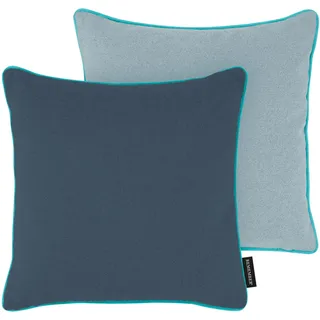 Remember Kissen Blueberry, 45 x 45 cm, Polyester – Dekokissen für Sofa oder Bett, modernes Wohnkissen mit farbenfrohem Design für Wohnzimmer oder Schlafzimmer