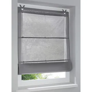 Heine Raffrollo Kessy Bessy 45 x 140 cm grau
