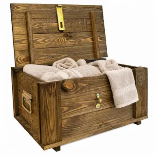 Kistenkolli Altes Land Aufbewahrungsbox Hugo 50 x 36 x 26 cm 1-tlg. Braun