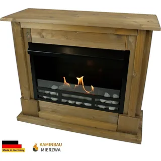 Ethanol und Gelkamin Modell Emily Deluxe Royal Eiche - Braun