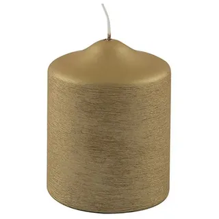 Fink Stumpenkerze 10 cm gold