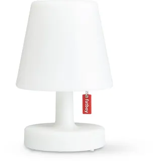 Fatboy Edison La Surprise LED Tischlampe Mini - 15cm - Weiß | Dimmbare Nachttischlampe mit Ladefunktion, Kabellos, Akku für 6 bis 20 Stunden, 3000K Leselampe, Indoor Outdoor Tischleuchte
