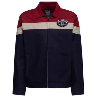 KingKerosin Collegejacke Bakersfield (1-St) mit Colorblocking-Streifen blau S