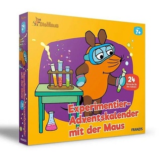 Franzis Spielzeug-Adventskalender Experimentier-Adventskalender mit der Maus gelb