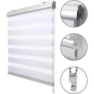 Sol Royal Doppelrollo SolDecor DK9 120 x 220 cm Weiß