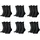 Funktionssocken 18er Pack Schwarz 43-46