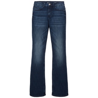 TOM TAILOR Damen Kate Narrow Bootcut Jeans, blau, Uni, Gr. 28/32