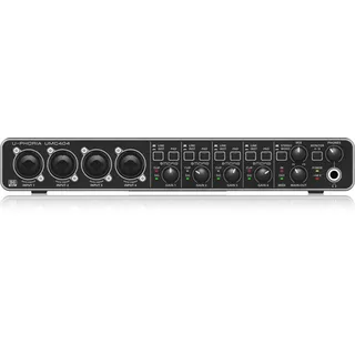 Behringer U-PHORIA UMC404HD 4x4 USB Audio Interface, 24-Bit/192kHz, with 4 Midas Mic Preamps
