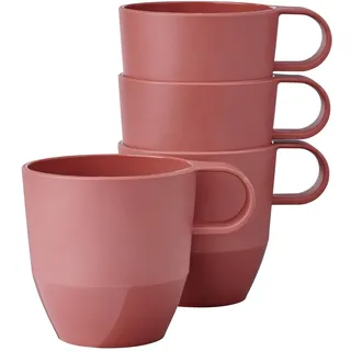 Mepal Silueta Kaffeetasse 0,3 l Rosa 4 St.