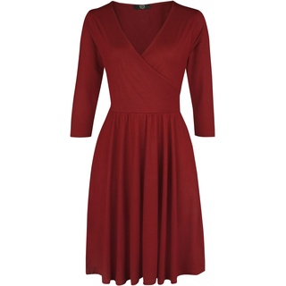 Kurzes Kleid für Damen  rot "Wickelkleid RED" von RED by EMP - XL