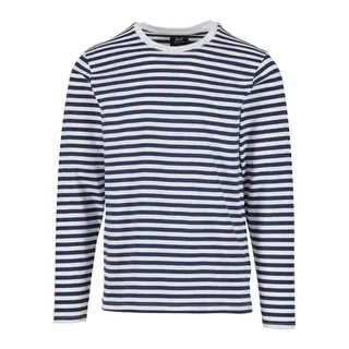 Brandit Textil Jerseyshirt Stripe blau 3XL