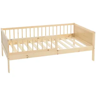 ML-Design Kinderbett ML-Design 80 x 160 cm Kiefer natur beige