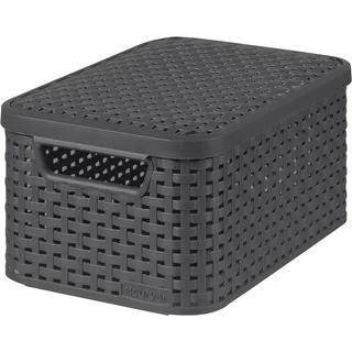 Curver Aufbewahrungskorb 30 L 1-tlg. grau
