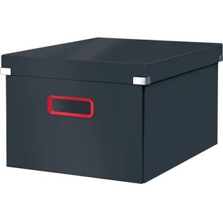 Aufbewahrungsbox Click & Store Cosy mittel Karton grau