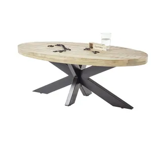 Stella Trading Couchtisch Schwarz Mangoholz 120 x 45 x 60 cm