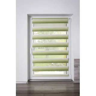 K-HOME Doppelrollo Madrid 35 x 150 cm Farbverlauf/Grün